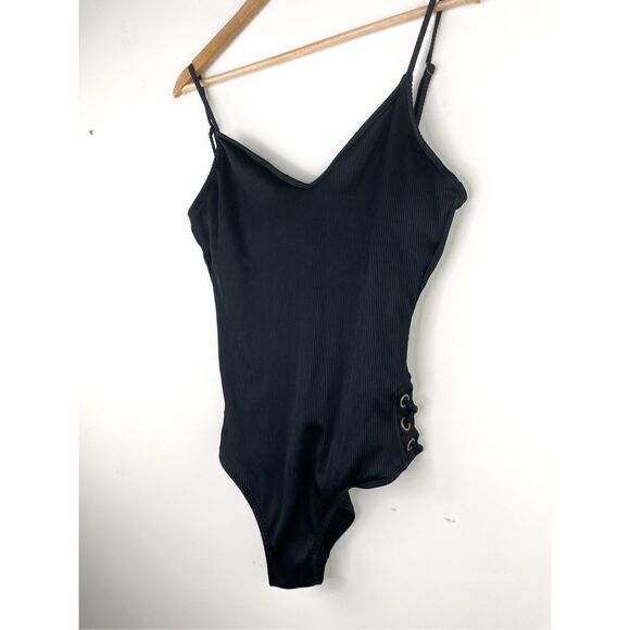 True Craft Ribbed Modest One Piece Swimsuit Size XL - Picture 2 of 11